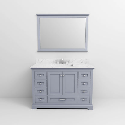 Dukes 48 in. W x 22 in. D Dark Grey Single Bath Vanity
