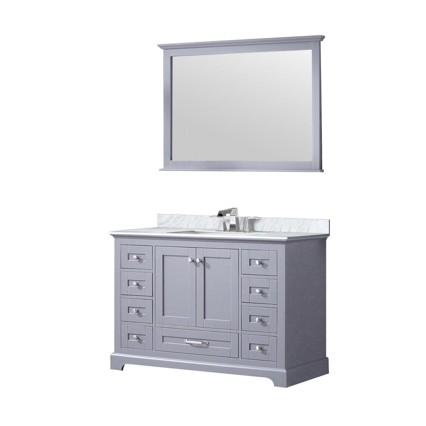 Dukes 48 in. W x 22 in. D Dark Grey Single Bath Vanity