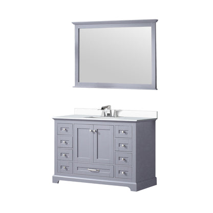 Dukes 48 in. W x 22 in. D Dark Grey Single Bath Vanity