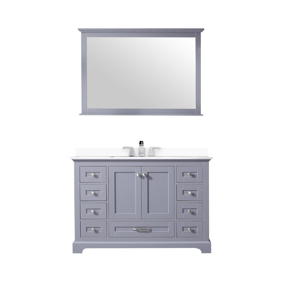 Dukes 48 in. W x 22 in. D Dark Grey Single Bath Vanity