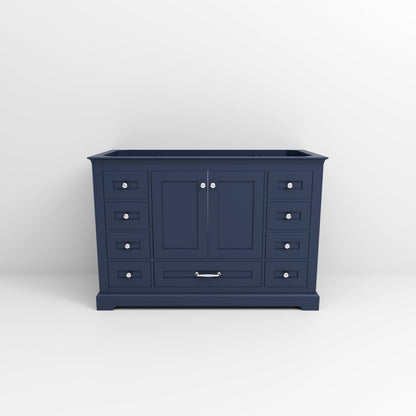 Dukes 48 in. W x 22 in. D Navy Blue Single Bath Vanity