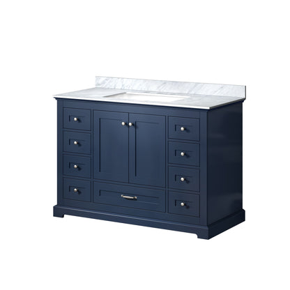 Dukes 48 in. W x 22 in. D Navy Blue Single Bath Vanity