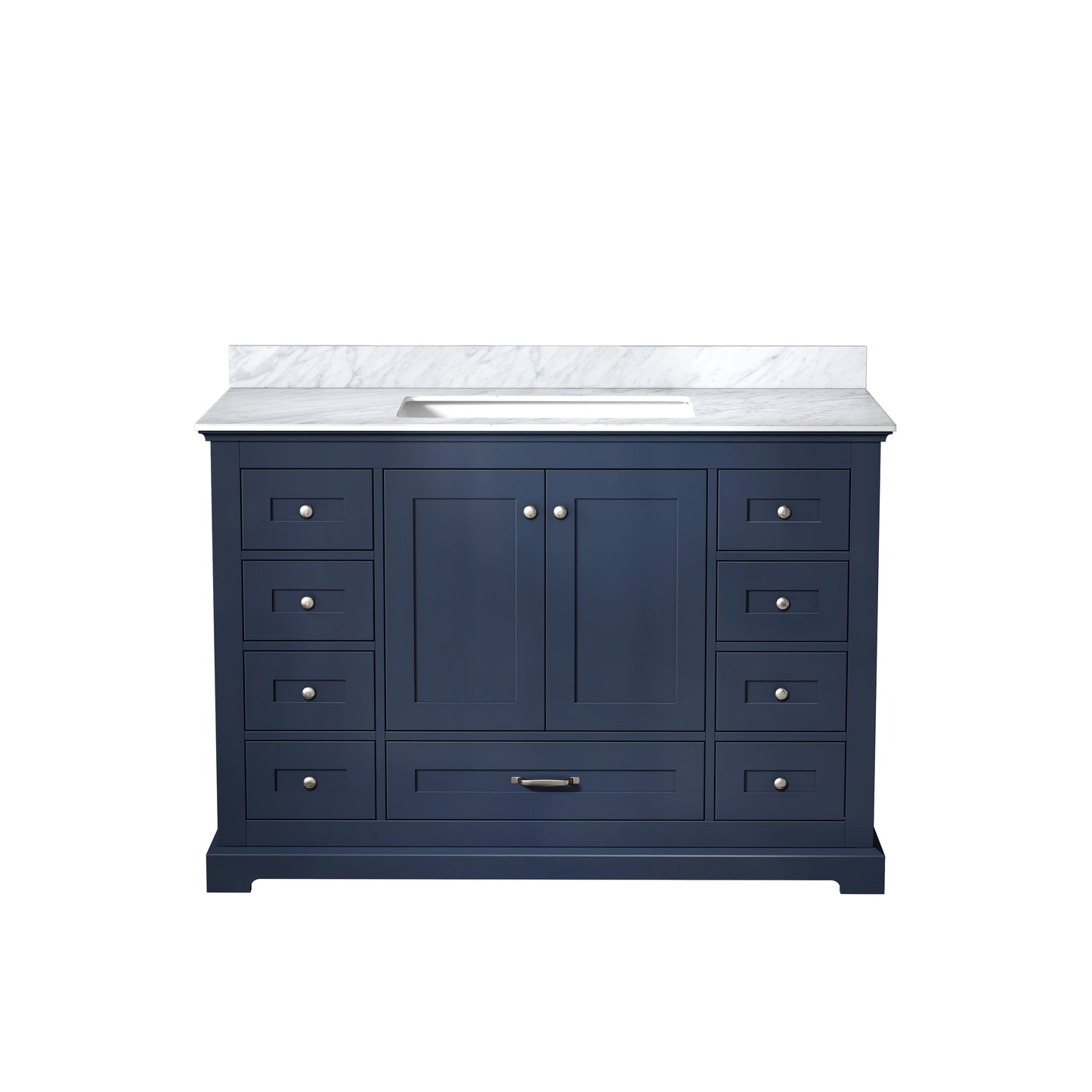 Dukes 48 in. W x 22 in. D Navy Blue Single Bath Vanity