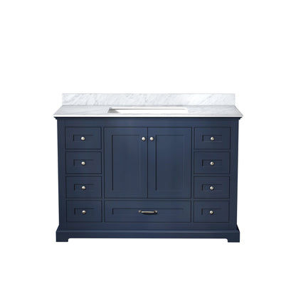 Dukes 48 in. W x 22 in. D Navy Blue Single Bath Vanity
