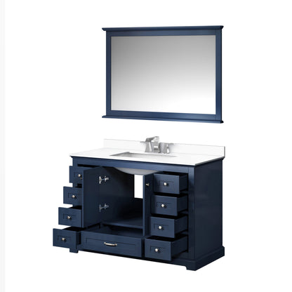 Dukes 48 in. W x 22 in. D Navy Blue Single Bath Vanity