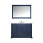 Dukes 48 in. W x 22 in. D Navy Blue Single Bath Vanity