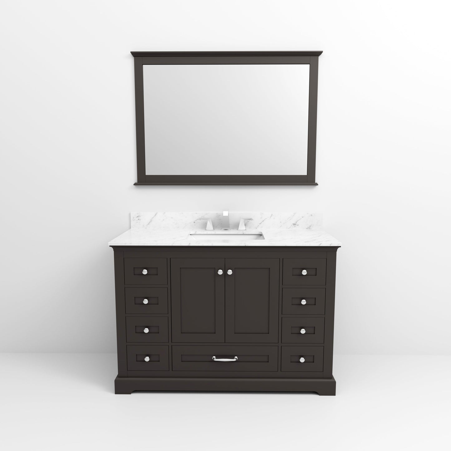 Dukes 48 in. W x 22 in. D Espresso Single Bath Vanity