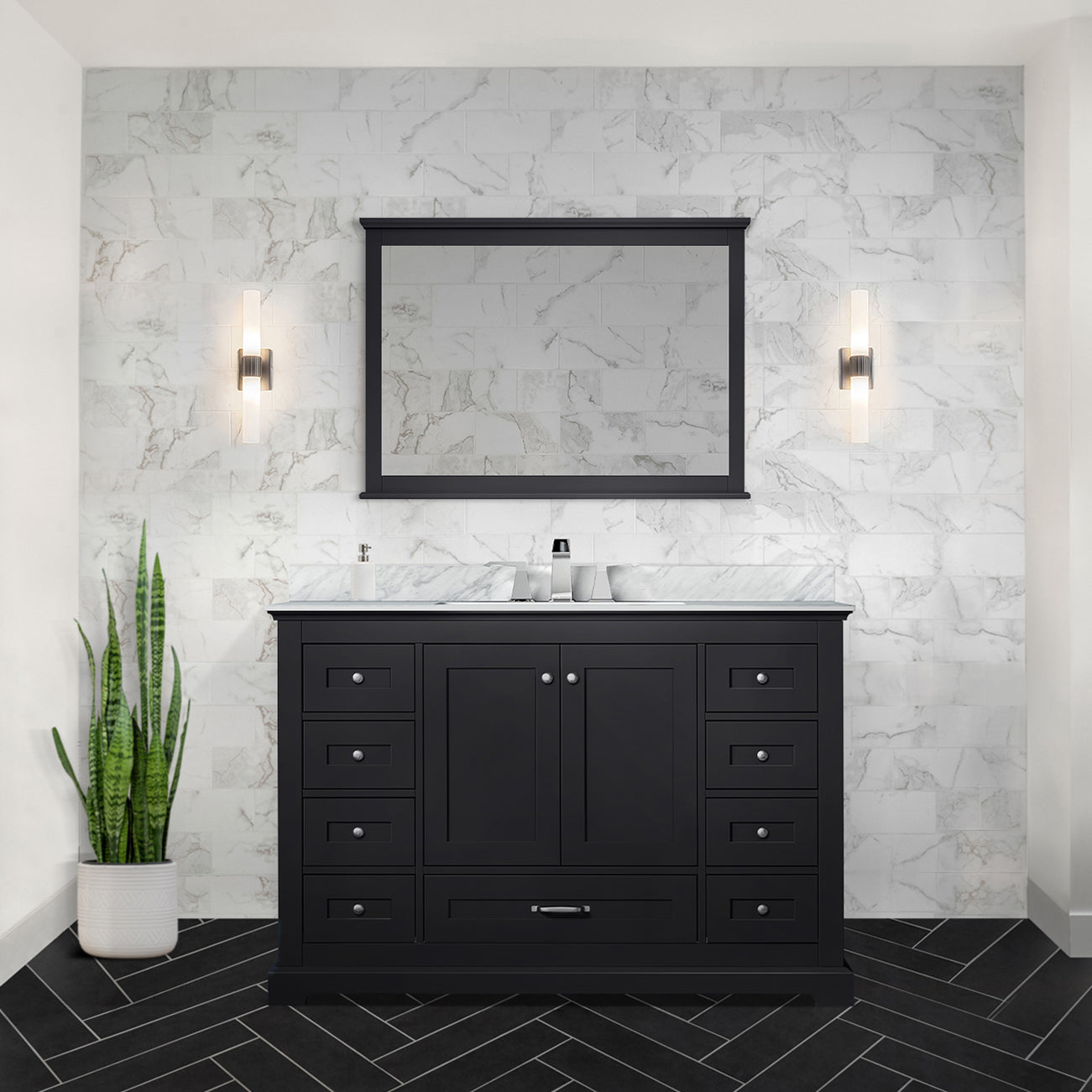 Dukes 48 in. W x 22 in. D Espresso Single Bath Vanity