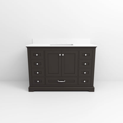 Dukes 48 in. W x 22 in. D Espresso Single Bath Vanity