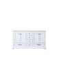 Dukes 60 in. W x 22 in. D White Double Bath Vanity