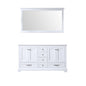 Dukes 60 in. W x 22 in. D White Double Bath Vanity