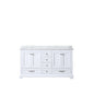 Dukes 60 in. W x 22 in. D White Double Bath Vanity