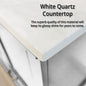Dukes 60 in. W x 22 in. D White Double Bath Vanity