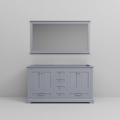Dukes 60 in. W x 22 in. D Dark Grey Double Bath Vanity