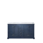 Dukes 60 in. W x 22 in. D Navy Blue Double Bath Vanity