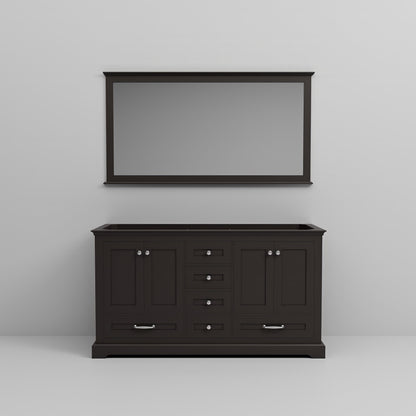 Dukes 60 in. W x 22 in. D Espresso Double Bath Vanity