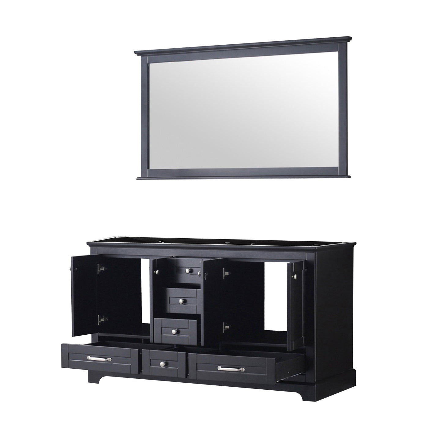 Dukes 60 in. W x 22 in. D Espresso Double Bath Vanity