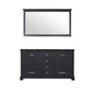 Dukes 60 in. W x 22 in. D Espresso Double Bath Vanity