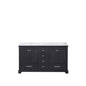 Dukes 60 in. W x 22 in. D Espresso Double Bath Vanity