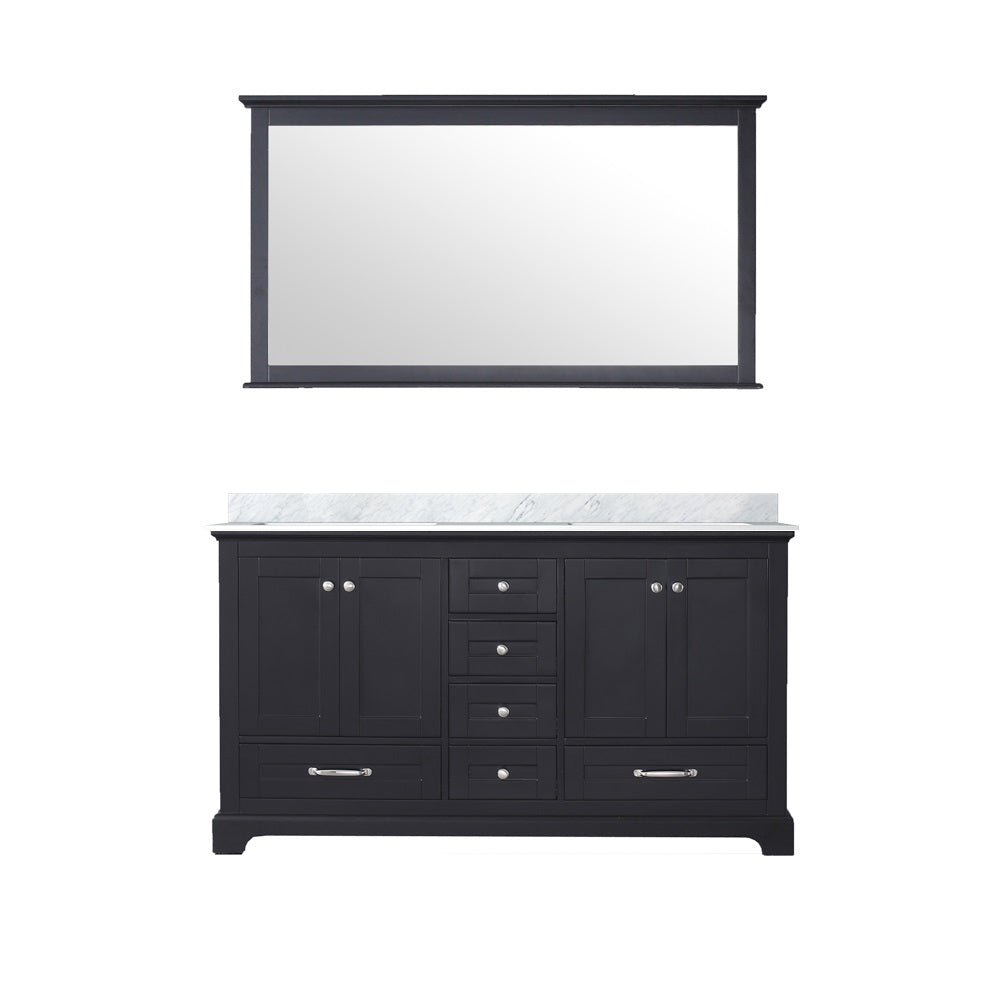Dukes 60 in. W x 22 in. D Espresso Double Bath Vanity