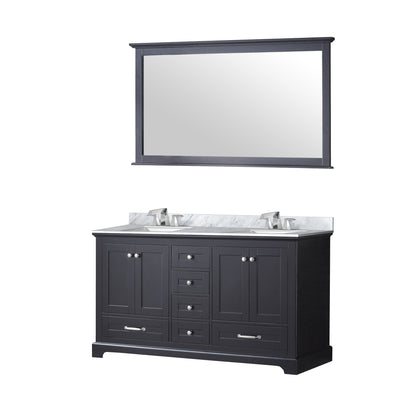 Dukes 60 in. W x 22 in. D Espresso Double Bath Vanity