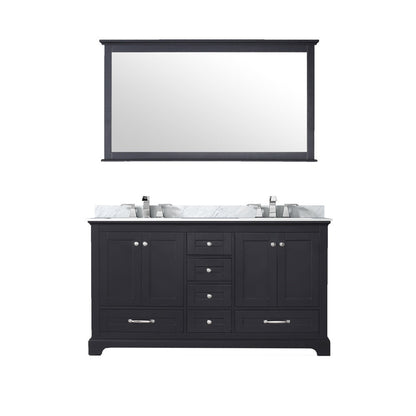Dukes 60 in. W x 22 in. D Espresso Double Bath Vanity