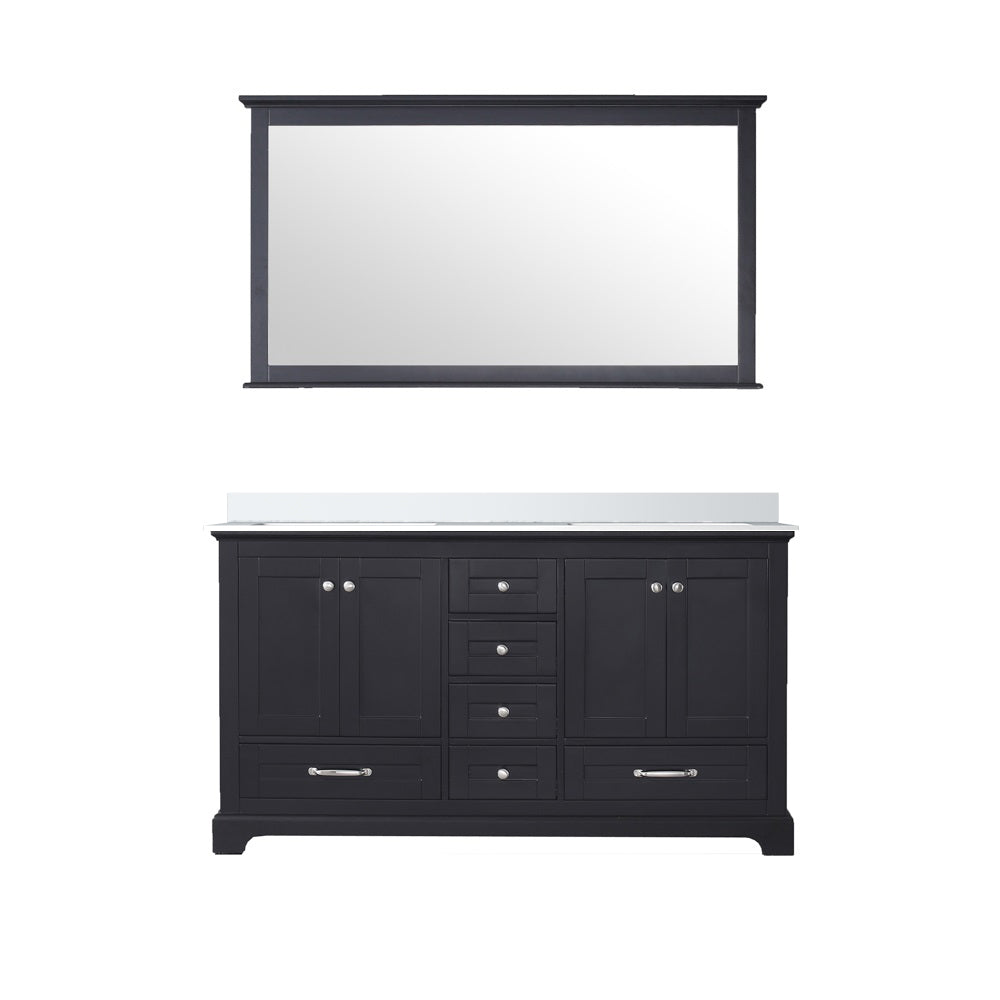Dukes 60 in. W x 22 in. D Espresso Double Bath Vanity
