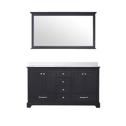Dukes 60 in. W x 22 in. D Espresso Double Bath Vanity