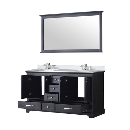 Dukes 60 in. W x 22 in. D Espresso Double Bath Vanity