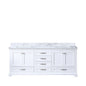 Dukes 80 in. W x 22 in. D White Double Bath Vanity