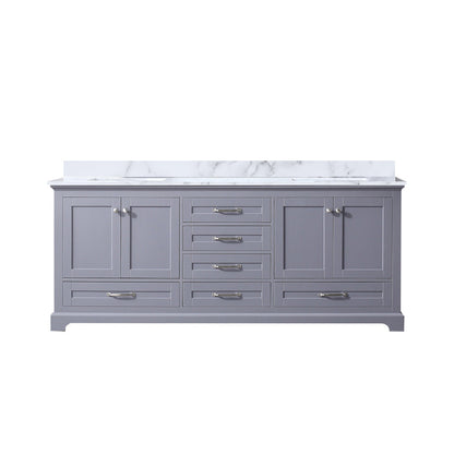 Dukes 80 in. W x 22 in. D Dark Grey Double Bath Vanity