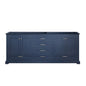 Dukes 80 in. W x 22 in. D Navy Blue Double Bath Vanity
