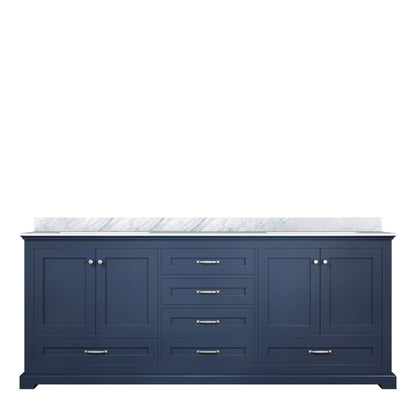 Dukes 80 in. W x 22 in. D Navy Blue Double Bath Vanity