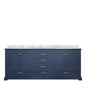 Dukes 80 in. W x 22 in. D Navy Blue Double Bath Vanity