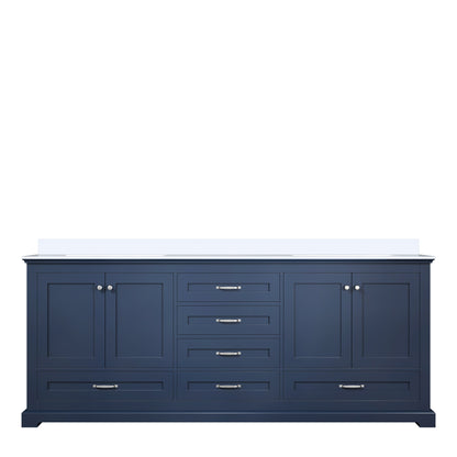 Dukes 80 in. W x 22 in. D Navy Blue Double Bath Vanity