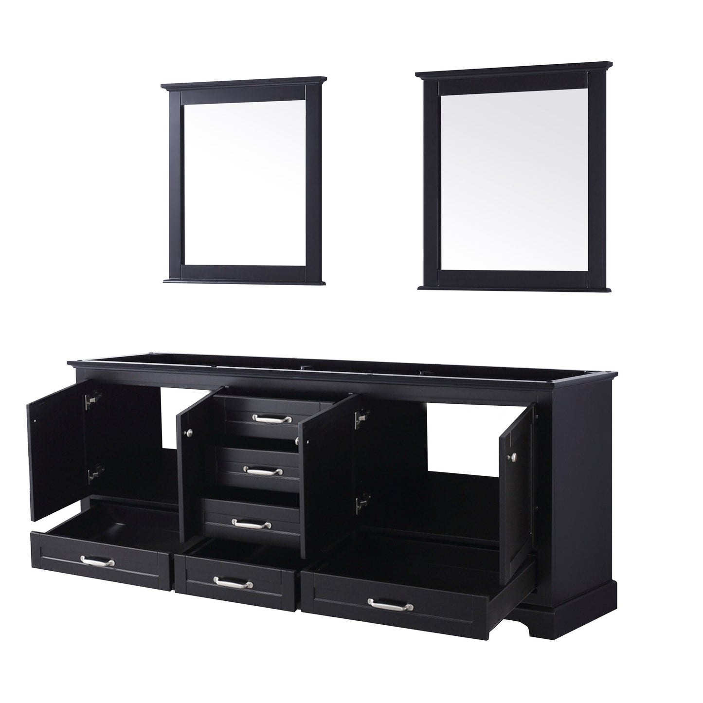 Dukes 80 in. W x 22 in. D Espresso Double Bath Vanity