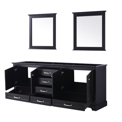 Dukes 80 in. W x 22 in. D Espresso Double Bath Vanity
