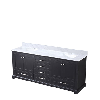 Dukes 80 in. W x 22 in. D Espresso Double Bath Vanity