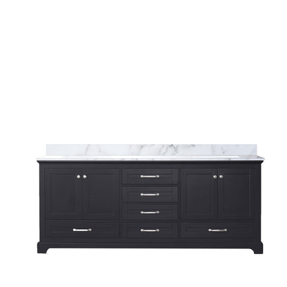 Dukes 80 in. W x 22 in. D Espresso Double Bath Vanity