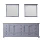 Dukes 84 in. W x 22 in. D Dark Grey Double Bath Vanity