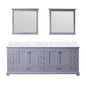 Dukes 84 in. W x 22 in. D Dark Grey Double Bath Vanity