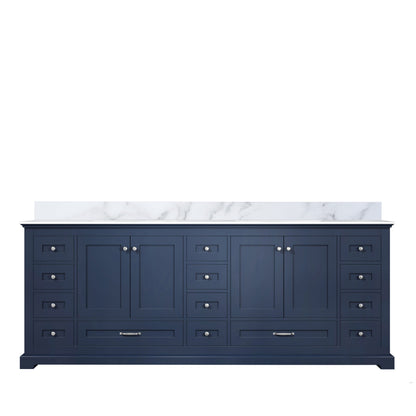 Dukes 84 in. W x 22 in. D Navy Blue Double Bath Vanity