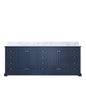 Dukes 84 in. W x 22 in. D Navy Blue Double Bath Vanity