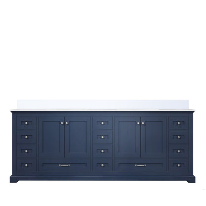 Dukes 84 in. W x 22 in. D Navy Blue Double Bath Vanity