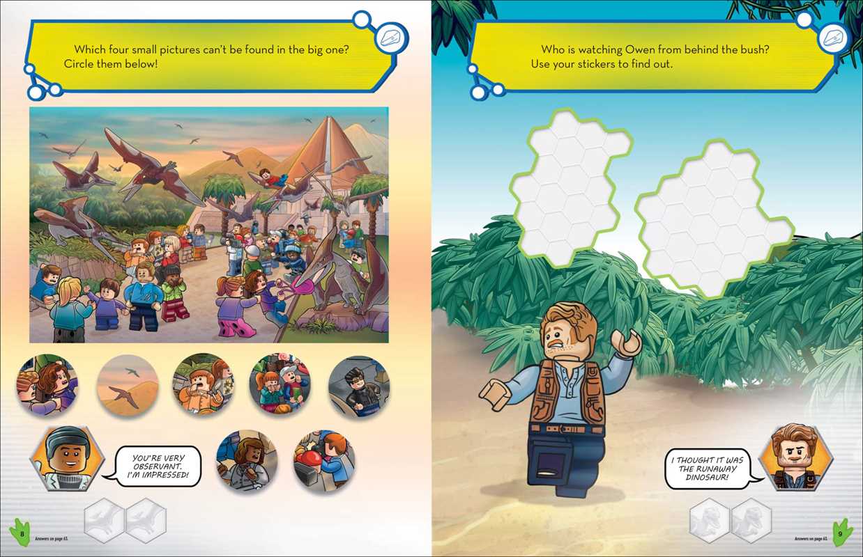 LEGO Jurassic World: Dino Escape!- Paperback Stickerbook