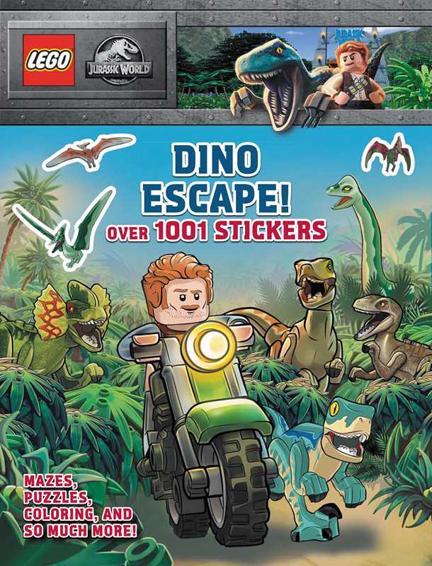 LEGO Jurassic World: Dino Escape!- Paperback Stickerbook