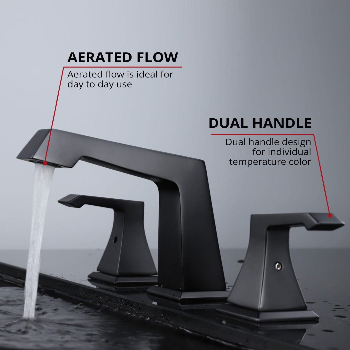 Balduina 8 in. Widespread 3-Hole Brass Bathroom Faucet
