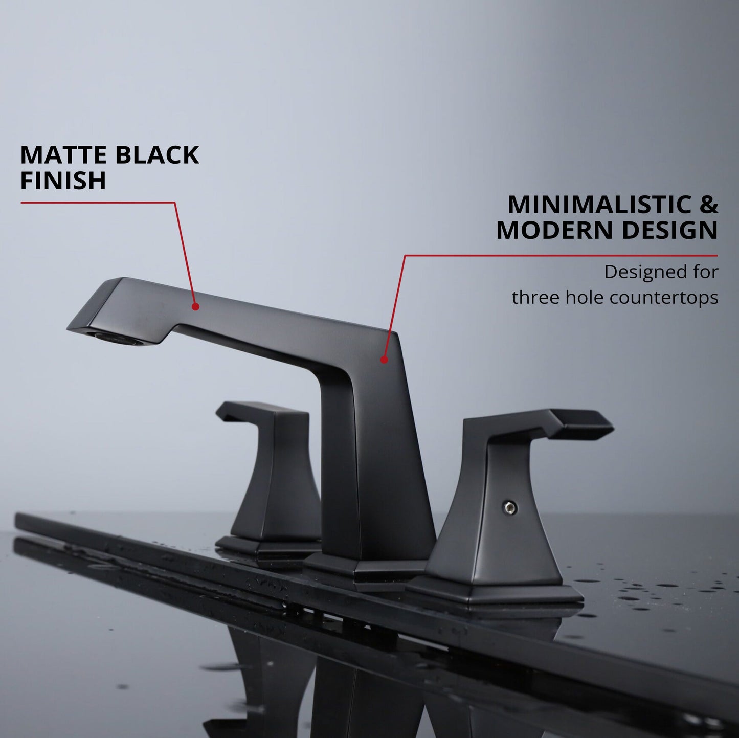 Balduina 8 in. Widespread 3-Hole Brass Bathroom Faucet