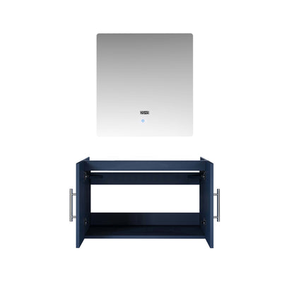Geneva 30 in. W x 22 in. D Navy Blue Bath Vanity