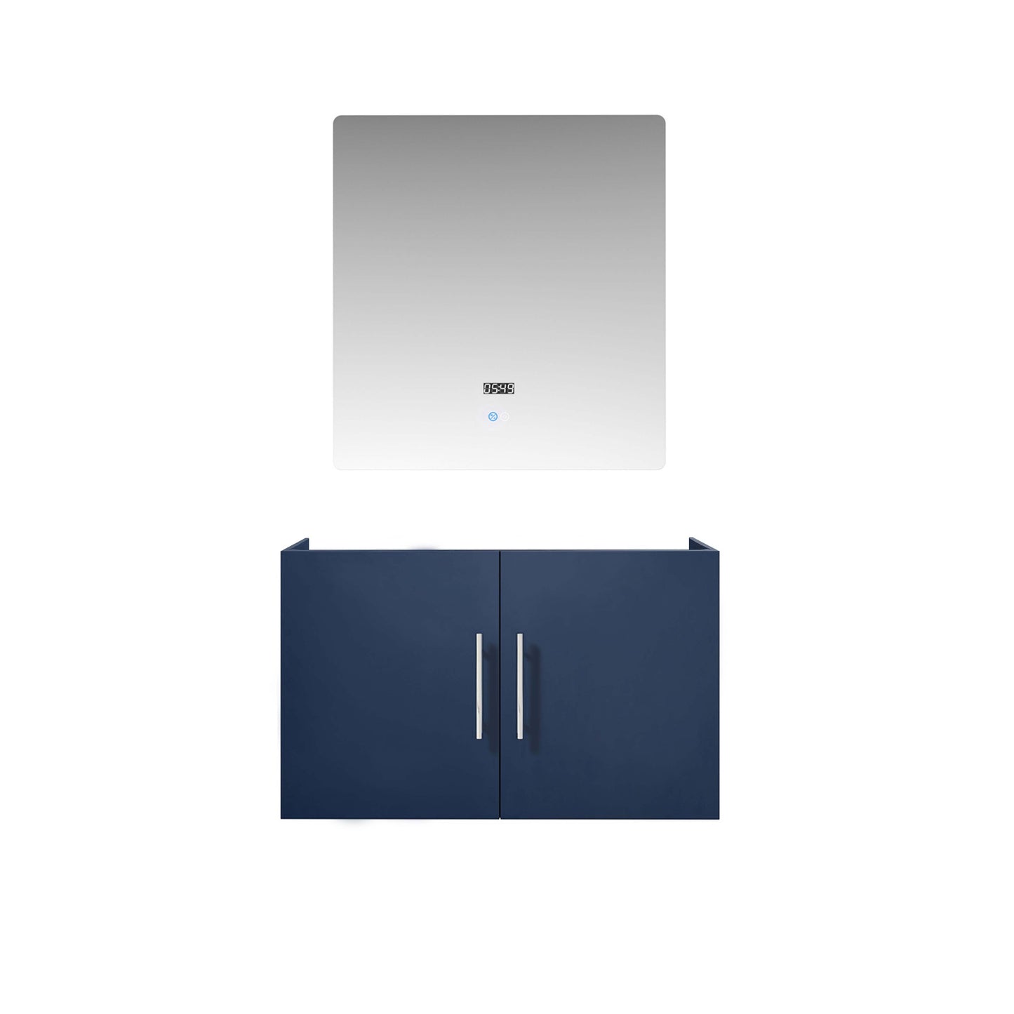 Geneva 30 in. W x 22 in. D Navy Blue Bath Vanity